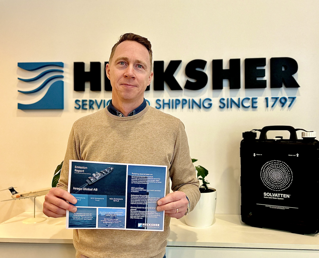 Hecksher delivers first set of Emission Reports to Swedish market