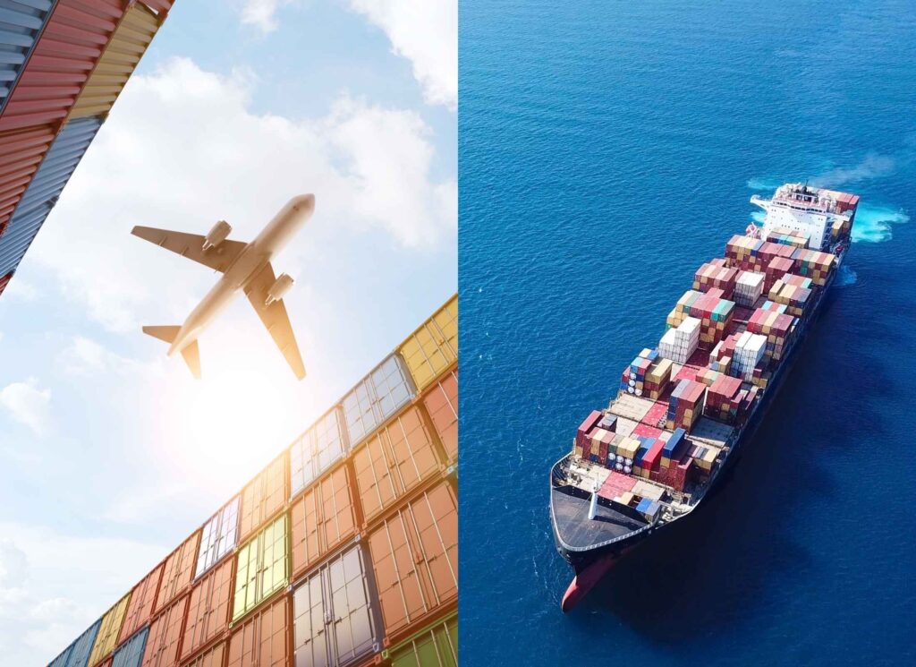 Sea freight versus air freight: How to choose the right transport solution